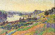Luce, Maximilien The Seine at Herblay oil